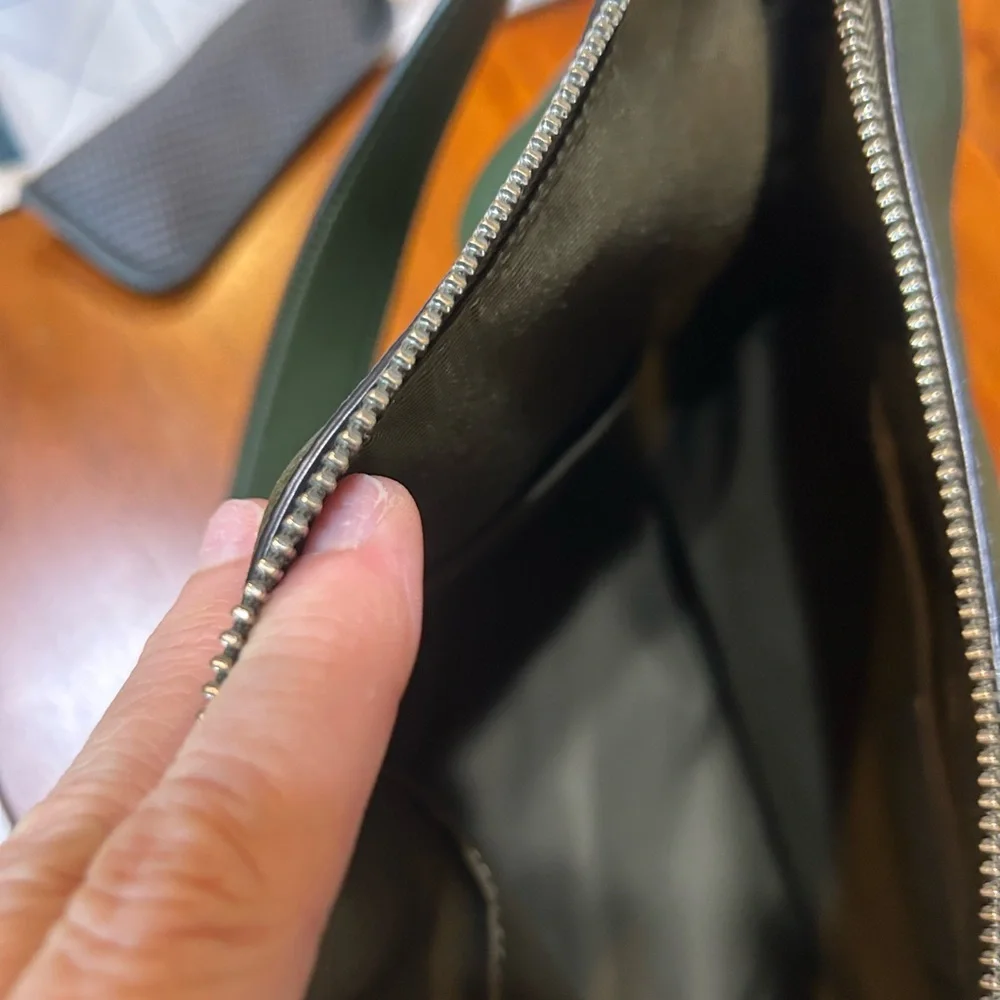 Coach Skylar Hobo Pebble Leather Handbag Cargo Green - Picture 10 of 11